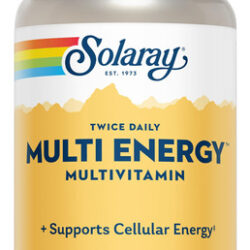 Suplemento Solaray Multi Energy Sem Ferro 2 Cápsulas Por Dia