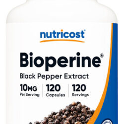 Suplemento Nutricost Bioperine Extrato De Pimenta Preta 10mg