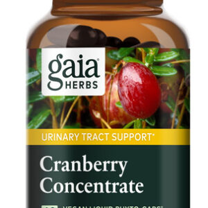 Suplemento Gaia Herbs Cranberry Concentrate 60 Cápsulas Vega