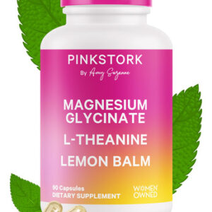 Suplemento Para Dormir Pink Stork Magnesium Glycinate 90 Cáp