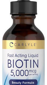 Suplemento Carlyle Biotin Liquid Drops 5000mcg 120ml