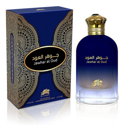 Água De Perfume Al Fares Jawhar Al Oud, Perfume Unissex De 9 - Imagem 3