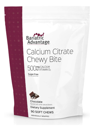 Suplemento Bariatric Advantage Citrato De Cálcio 500 Mg Choc
