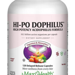 Suplemento Maxi Health Hi-po Dophilus Probiotics 120 Cápsula