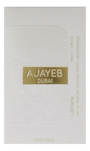 Perfume Lattafa Ajayeb Dubai Portrait Eau De Parfum 100ml - Imagem 5