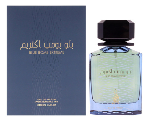Perfume Risala Blue Bomb Extreme Eau De Parfum 100ml Para Un