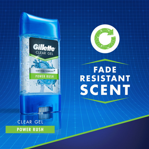 Antitranspirante/desodorante Gillette Clear Gel Power Rush 1 - Imagem 3