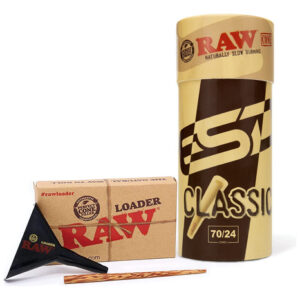 Cones Pré-laminados Raw Classic 70/24, Pacote Com 50 Pontas