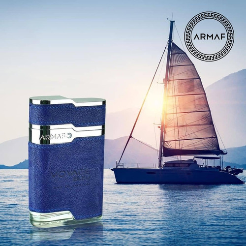 Perfume Armaf Voyage Blue Eau De Parfum 100ml Para Homens - Imagem 6