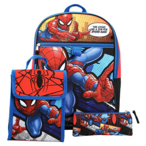 Conjunto De Acessórios De Mochila Marvel Spiderman Para Meni