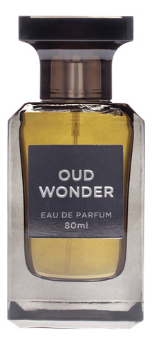Perfume Fragrance World Oud Wonder Eau De Parfum 80ml For Me - Imagem 2