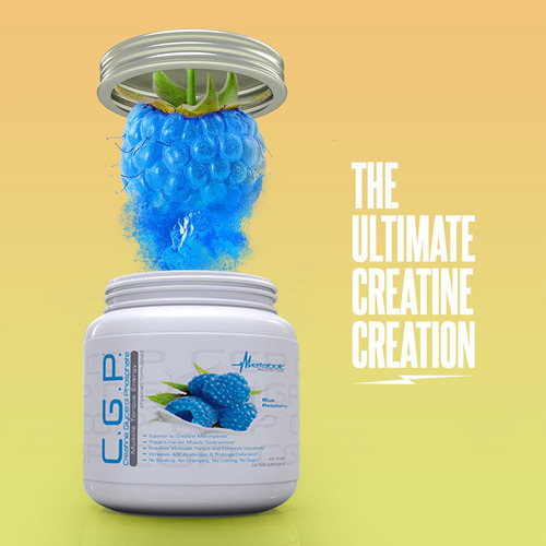 Suplemento De Nutrição Metabólica Cgp Creatine 400g Fruit Pu - Imagem 6