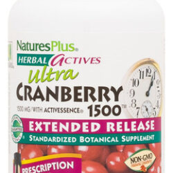 Suplemento Natures Plus Herbal Actives Ultra Cranberry 1500