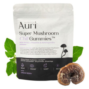 Suplemento Auri Super Mushroom Chill Gummies 60 Unidades