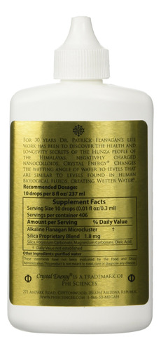 Suplemento Phi Sciences Crystal Energy 120 Ml Dr. Patrick Fl - Imagem 2
