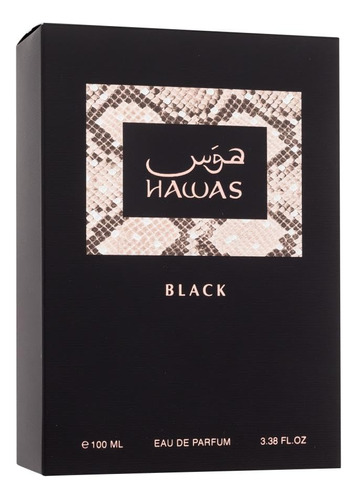 Perfume Rasasi Hawas Black Edp 100ml Para Homens - Imagem 3