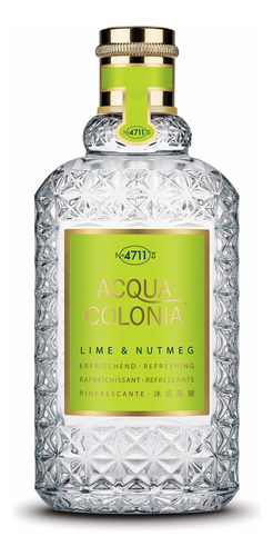 Perfume 4711 Acqua Colonia Lime & Nutmeg Eau De Cologne 170m - Imagem 5