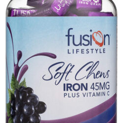 Suplemento De Ferro Fusion Lifestyle Iron Soft Chew 60 Unida