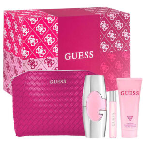 Conjunto De Presentes Perfume Guess Para Mulheres Edp 75 Ml + 15 Ml + Body Loti