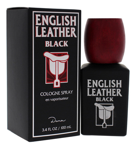 Perfume Dana English Leather Black Colônia Spray 100ml Mascu - Imagem 3