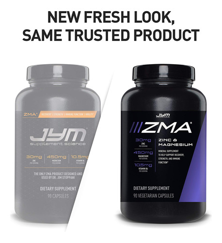 Suplemento Jym Supplement Science Zma Zinco/magnésio 90 Cáps - Imagem 7