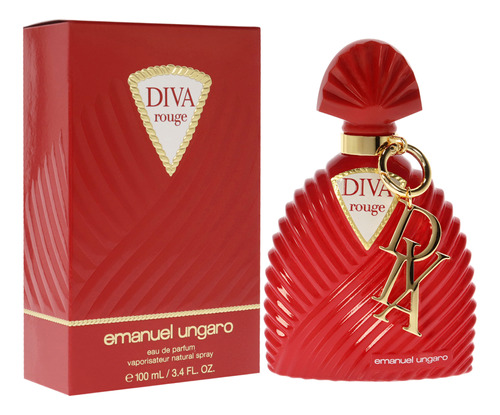 Perfume Emanuel Ungaro Diva Rouge Eau De Parfum 100ml For Wo - Imagem 3