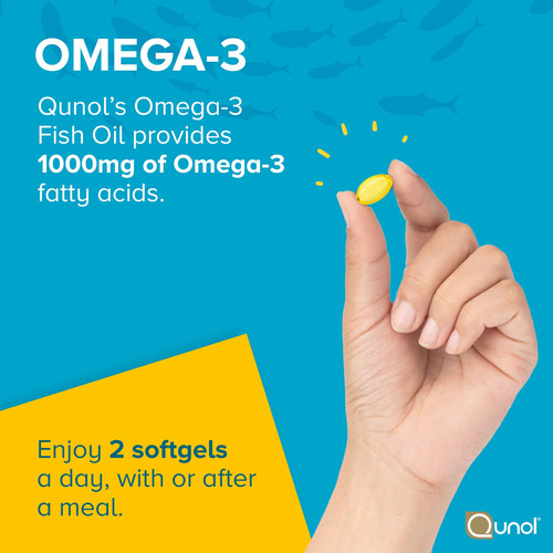 Suplementos Qunol Omega 3 Óleo De Peixe 1000 Mg Epa + Dha 18 - Imagem 4
