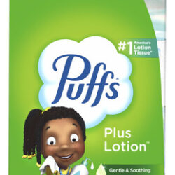 Lenços Faciais Puffs Plus Lotion 4 Family Boxes 124 Lenços
