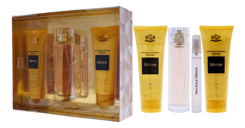 Conjunto De Presentes Perfume New Brand Prestige Silence 100 - Imagem 4