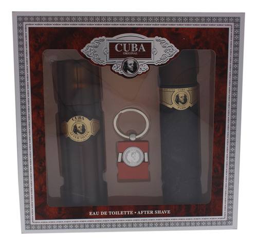 Conjunto De Presente Perfume Cuba Cuba Gold Para Homens 100 - Imagem 5