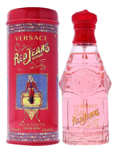 Perfume Versace Red Jeans Edt 75ml Para Mulheres Tester