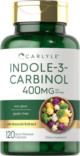 Suplemento Carlyle Indole-3-carbinol (i3c) 400 Mg 120 Cápsul