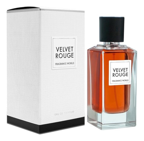 Fragrância De Perfume World Velvet Rouge Edp 100ml Para Mulheres