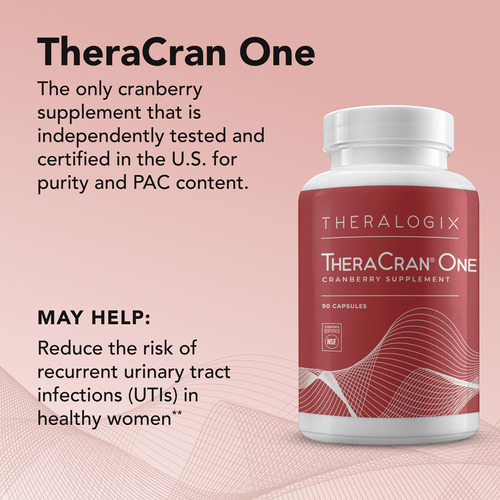 Suplemento Theralogix Theracran One Cranberry 90 Cápsulas - Imagem 3