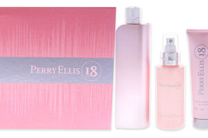 Conjunto De Presentes Perfume Perry Ellis 18 Para Mulheres,
