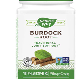 Suplemento Nature's Way Bardock Root 950 Mg 100 Cápsulas Veg