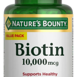 Suplemento Nature&quots Bounty Biotina 10.000 Mcg Cápsulas Gelat