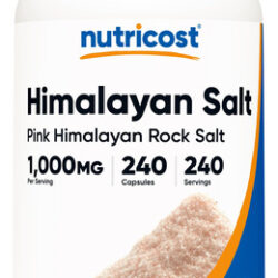 Suplemento Nutricost Pink Himalayan Salt Capsules 1000mg
