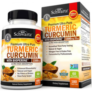 Suplemento Bioschwartz Curcuma Curcumina 1500mg Com Black Pe