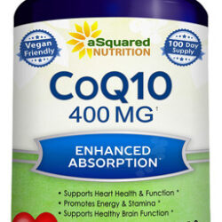 Suplemento De Coenzima Q10 De Squared Nutrition, 400 Mg, Pot