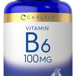 Suplemento Carlyle Vitamina B6 100mg 250 Comprimidos Vegetar
