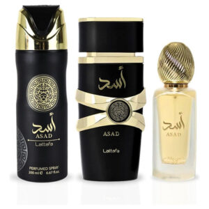 Conjunto De Perfume Para Presente Lattafa Asad Eau De Parfum 100ml Para Homens