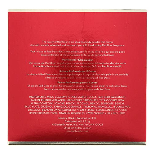 Pó Corporal Perfumado Elizabeth Arden Red Door, 5,3 Onças - Imagem 8