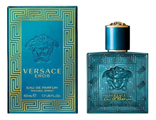 Perfume Versace Eros Eau De Parfum 50ml Para Homens - Imagem 2
