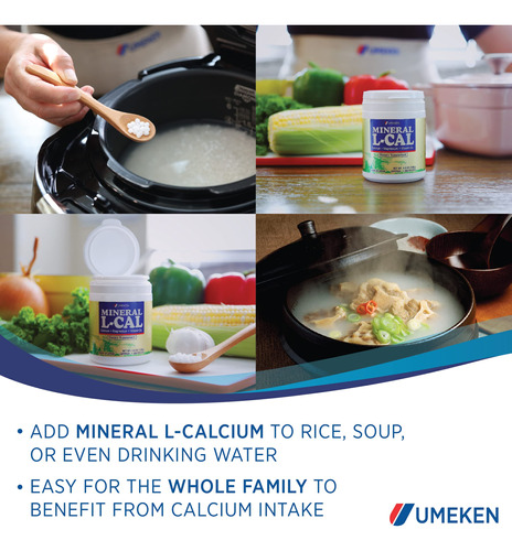 Suplemento Umeken Mineral L-cal Com Magnésio E Vitamina D3 - Imagem 5