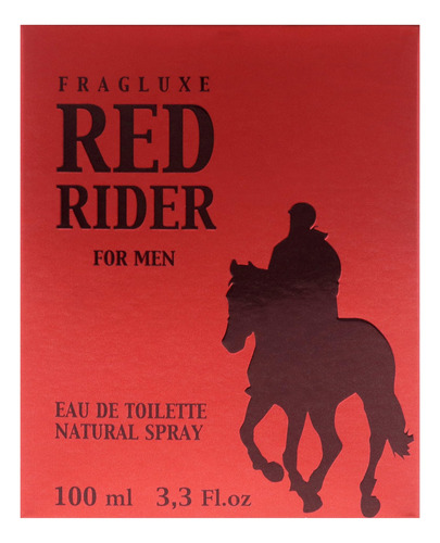 Perfume Fragluxe Red Rider Edt 100ml Para Homens - Imagem 5