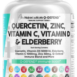 Suplemento Clean Nutraceuticals Quercetina 1000 Mg Zinco 50