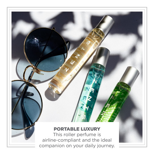Perfume Zents Attar Roll-on Sun Fragrância 10 Ml Clean Luxur - Imagem 4