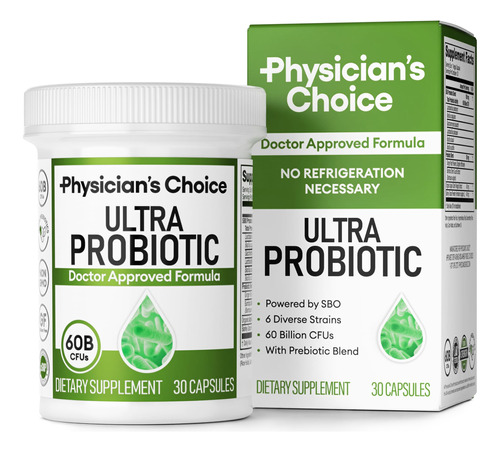 Probiótico Physician's Choice Ultra 60b Sbo 6 Cepas 60ml