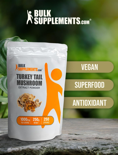 Suplemento A Granel Turkey Tail Mushroom 250g - Imagem 5